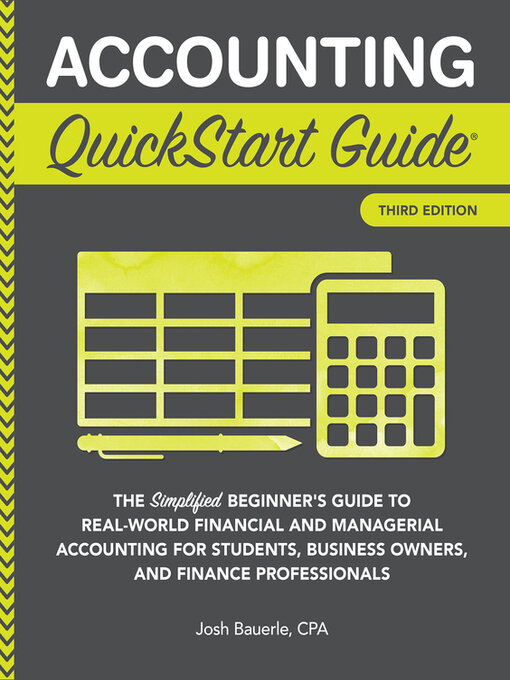 Title details for Accounting QuickStart Guide by Josh Bauerle CPA - Wait list